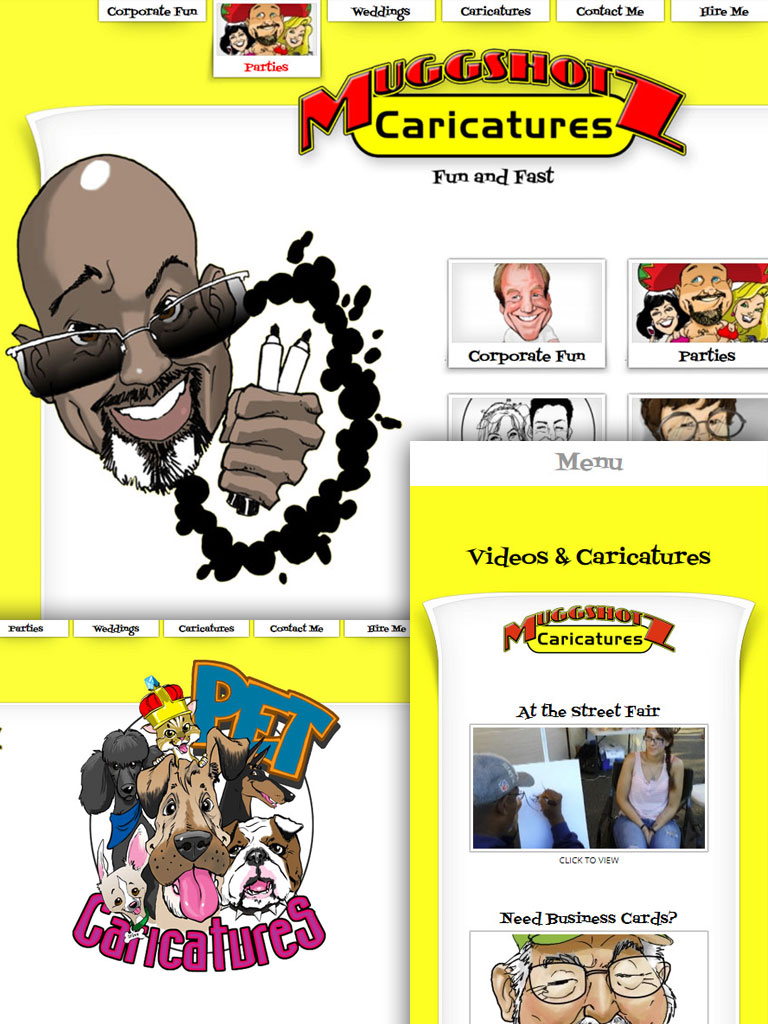 I am number one on Google Search SEO. Muggshotz Caricatures, Artist / Business